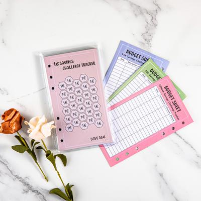 48 шт. 52 недели Save Challenge Экономия Карточки A6 100 Конвертов Планирование Бюджета Книга