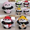 Delightful Mini Plush Panda Keychain Doll Cuddly Stuffed Animal Pendant