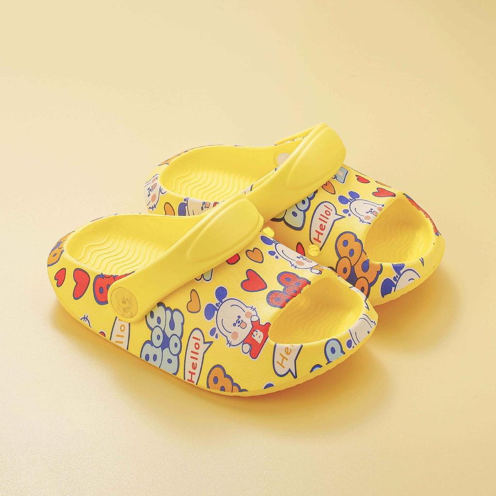 Детские тапочки, садовая обувь для мальчиков и девочек, легко надевать и снимать, пляжная обувь, сандалии с героями мультфильмов