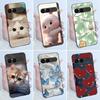 Cute Case For Sony Xperia 10 VII Fundas Capa Printing Shell Protective Cover Soft Silicone Cartoon Black Casing Coque