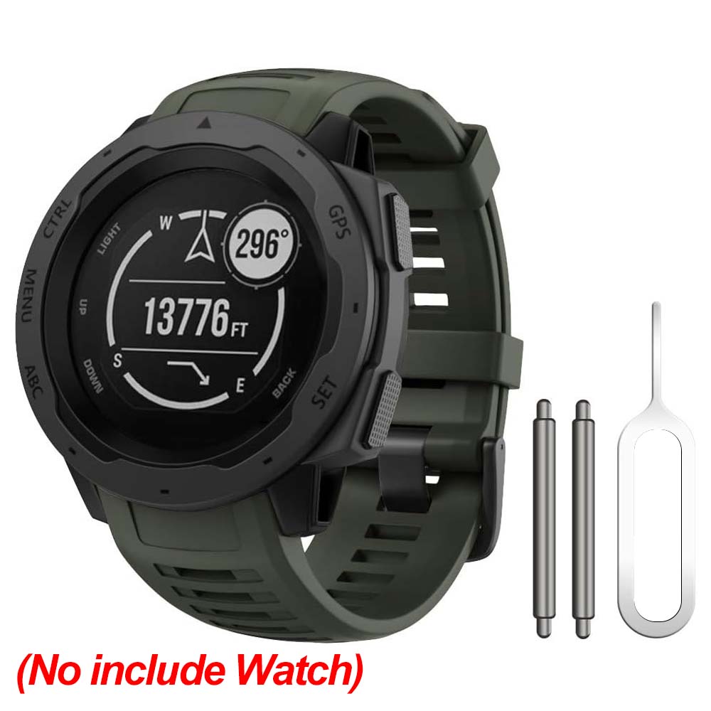 Garmin Soft Silicone Strap Fashion 20mm 22mm Watch Band Bracelet For Instinct 2S Replaceable Rubber Wristband Instinct 2 Belt