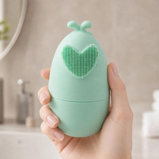Silicone Ice Face Roller, Bunny Egg Shape Ice Mold for Skincare, Reusable Facial Massage Tool for Shrink Pores Anti Wrinkle Reduce Puffiness