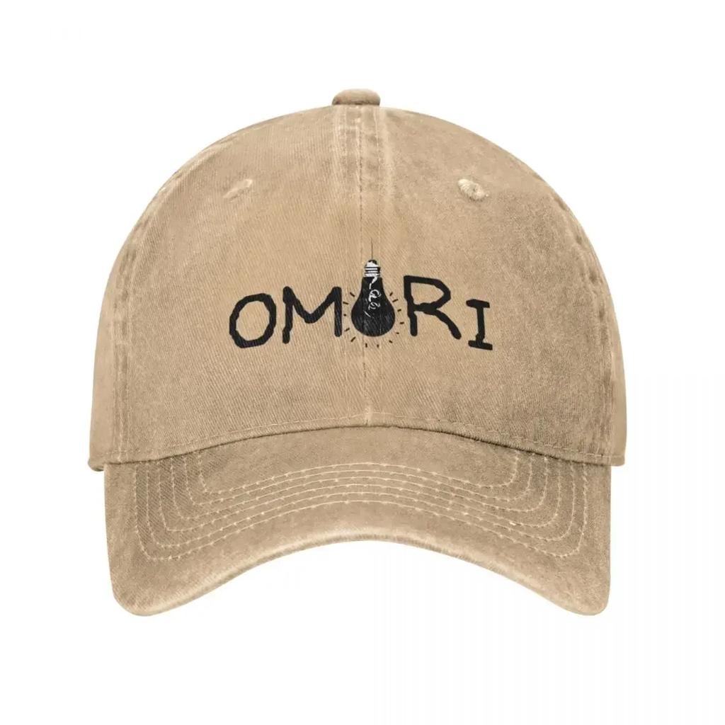Мужчины Женщины Фанаты Игры Omori Кепки Винтажная Потертая Хлопковая Бейсболка Регулируемая