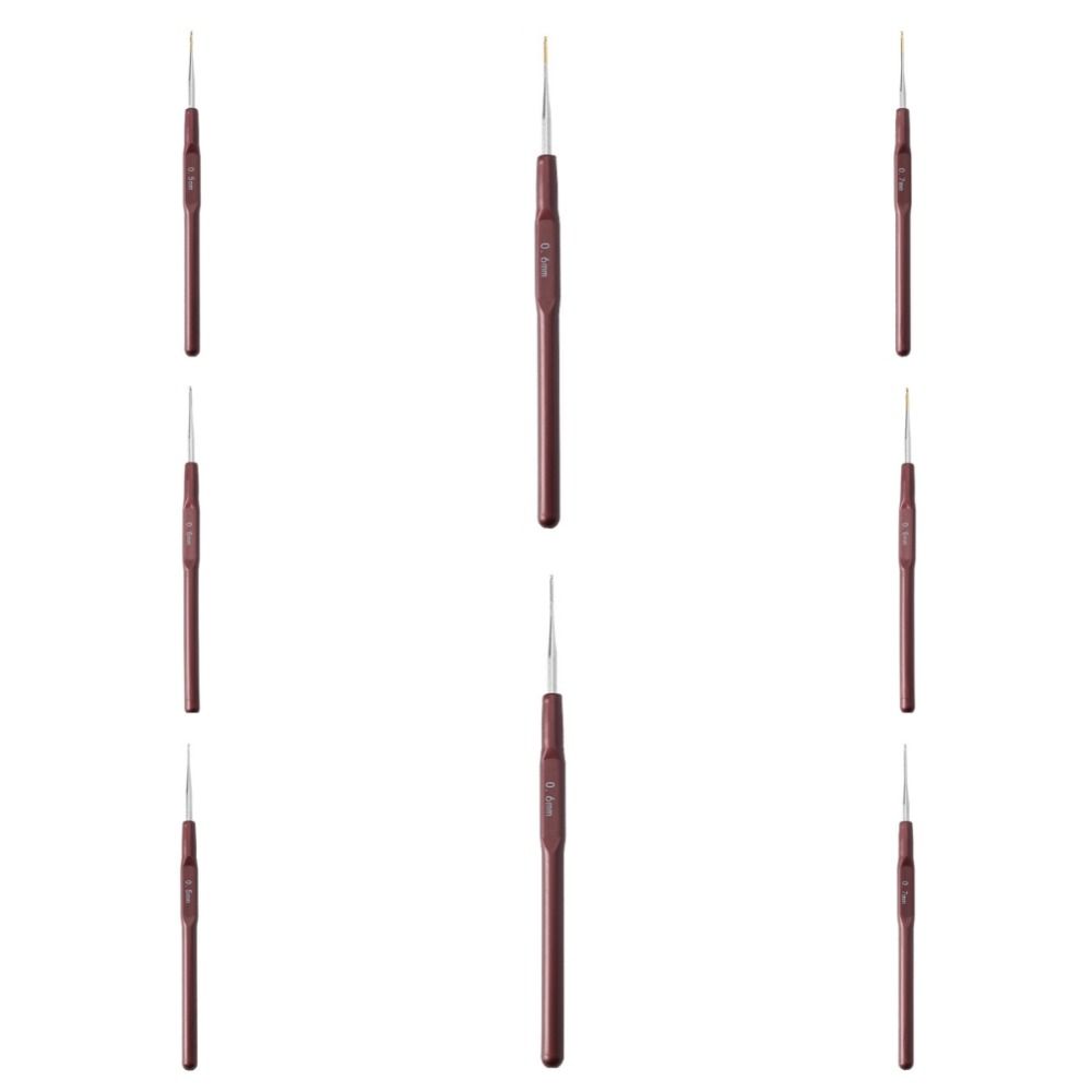 Микро крючок для вязания 0,5 мм 0,6 мм 0,7 мм 0,8 мм Крючки для вязания Крючок игла для плетения