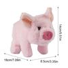 Yousheng Electric Плюшевая игрушка Свинья с реалистичным звуком, подвижным носом, интерактивная ходячая свинья, плюшевая игрушка для малышей, симуляция, мягкая игрушка