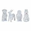 Decorative Garden Figure Lumineo 491031 Christmas Animals 17 X 12 X 23 Cm