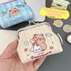 PU Leather Coin Purse Cartoon Earphone Bag Portable Small Wallet Lovely Key Storage Pouch Girls Gift