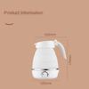 Portable Folding Water Kettle Small Outdoor Travel Water Kettle Silicone Electric Retractable Thermostat