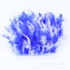 Two-Color Mixed-Color Fire Piece Cloth Edge 10-15Cm Barbie Doll Diy Material Color Turkey Feather Cloth Tape