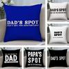 Забавная наволочка для подушки DADS SPOT Ультрамягкая, приятная для кожи ткань Комфорт как на облаке Скрытая молния