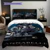 Whispers Annabelles Curse Three-piece set (1 * duvet cover + 2 * pillowcase, without core) 2D Flat Christmas birthday gift Soft and comfortable