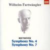 CD ФУРТВЕНГЛЕР - Бетховен: Симфонии №. 4 & 7 TOCE55705 Япония Классика