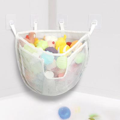 Сумка для хранения игрушек для ванной Yousheng с крючками, сетчатый дизайн, водопроницаемая, устойчивая к плесени, органайзер для хранения детских игрушек