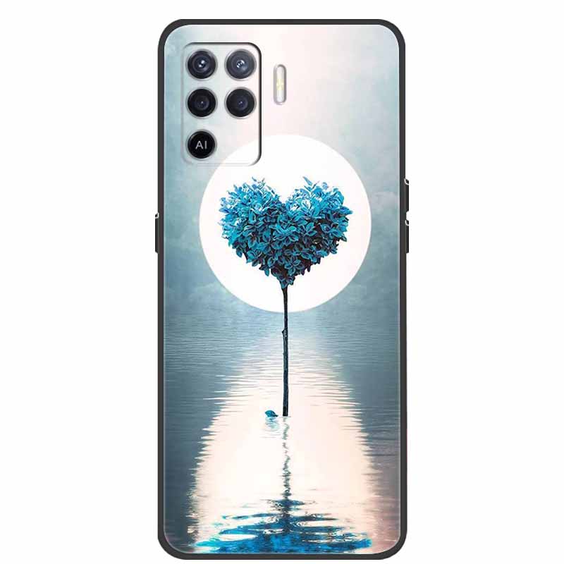Для чехла OPPO Reno5 Lite Чехол Ударопрочный Мягкий силикон ТПУ Задняя крышка Для телефона Oppo Reno 5Z 5 Lite Чехол 5Lite CPH2205 Fundas