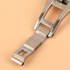 1 шт., ремешок из нержавеющей стали, пряжка для часов, серебряная пряжка, складная застежка для часов, аксессуары для кнопок