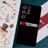 Музыкальный чехол в стиле техно для Samsung Galaxy S23 S21 S22 Ultra Plus S20 FE Note 20 Note 10 S8 S9 S10 Plus, чехол