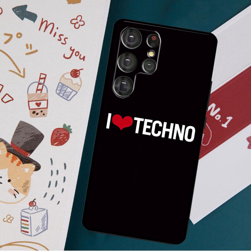 Музыкальный чехол в стиле техно для Samsung Galaxy S23 S21 S22 Ultra Plus S20 FE Note 20 Note 10 S8 S9 S10 Plus, чехол