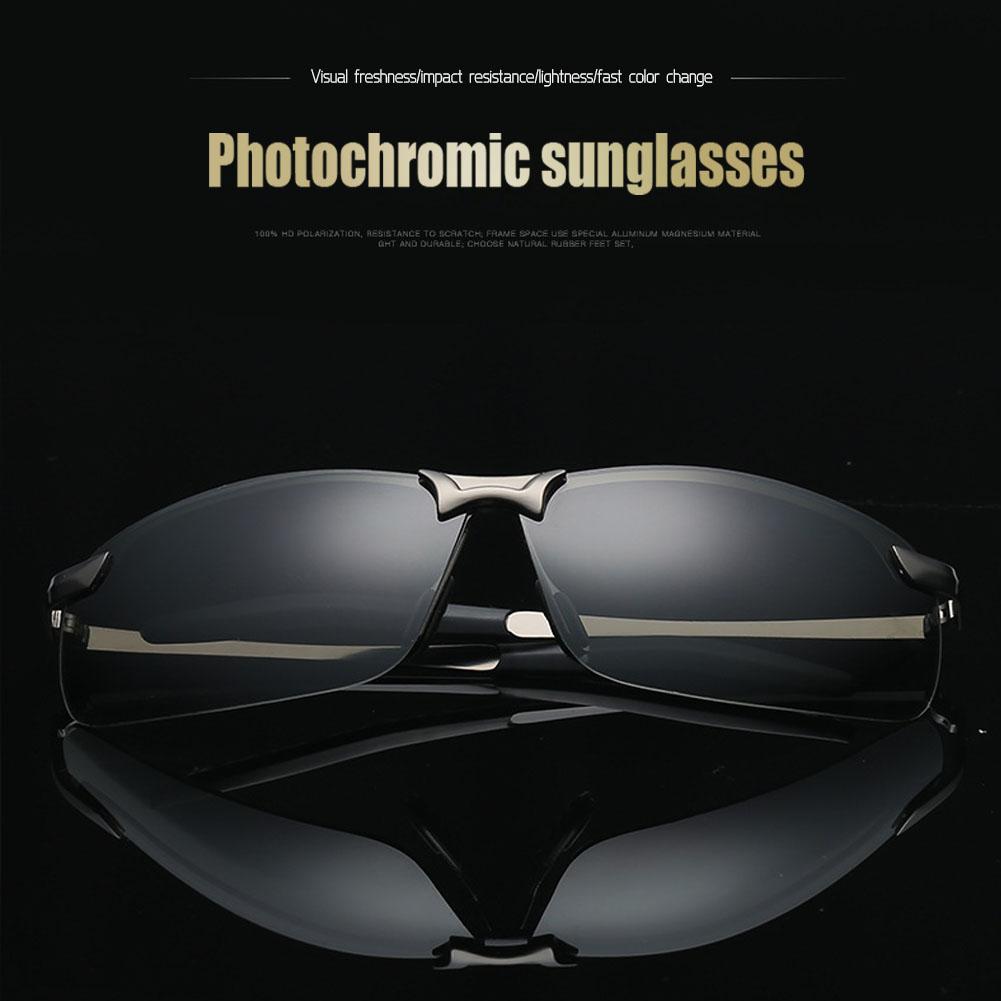 Модные поляризационные солнцезащитные очки с изменением цвета, мужские солнцезащитные очки ночного видения для вождения автомобиля, велосипед для бездорожья, мотокросс, велоспорт на мотоцикле
