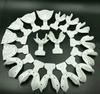 17pcs/set Dental Edentulous Jaw Impression Trays Old Aged Frame Cut Back