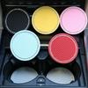 10 PCS Round Cup Holder Rhinestone Anti-slip Mat Universal Drink Pad Car