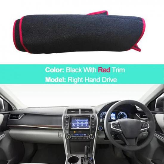 2 Layers Car Inner Dashboard Cover Dash mat Carpet Cape For Toyota Camry XV50 2012 2013 2014 2015 2016 2017 LHD RHD Sun Shade