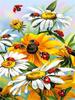 5d Flower Diamond Painting Diy Vase Embroidery Ladybug Bird Cross Stitch Sale Mosaic Home Decor
