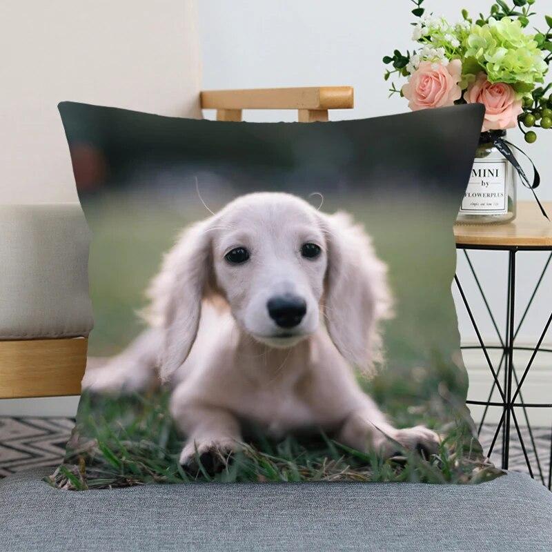 Такса животное Лидер продаж наволочка новогоднее украшение свадьба