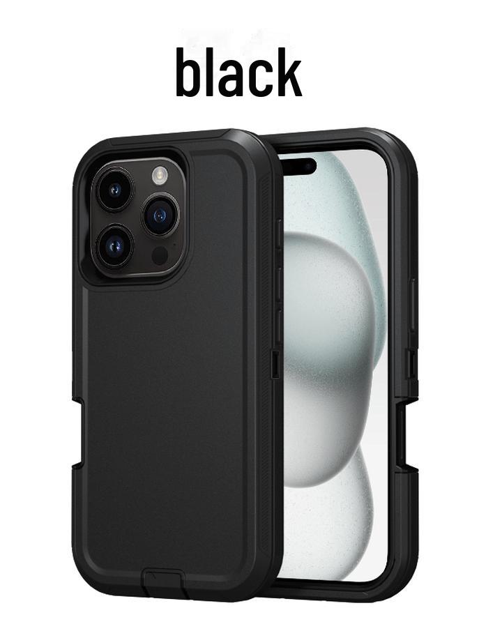 Чехол для телефона Apple 16 Pro Max Three-Proof Solid Color Anti Fall