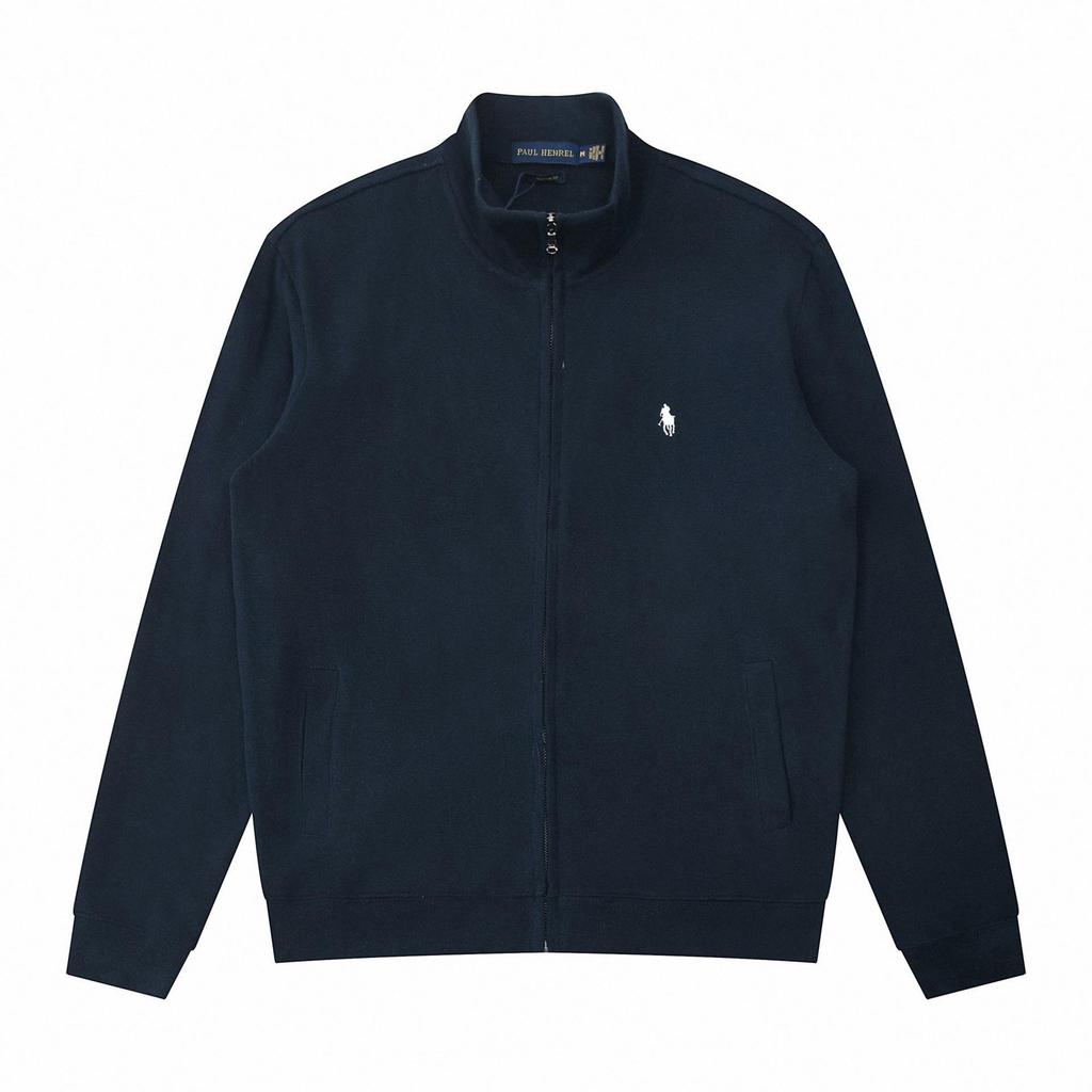 Мужской кардиган-свитер с воротником-стойкой на молнии, с логотипом Little Horse, для осени/зимы