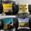 LLittle Miss SunshineE Movie Cushion Cover Pillowcase Ultra Soft Skin Friendly Fabric Cloud Like Comfort  Concealed Zipper