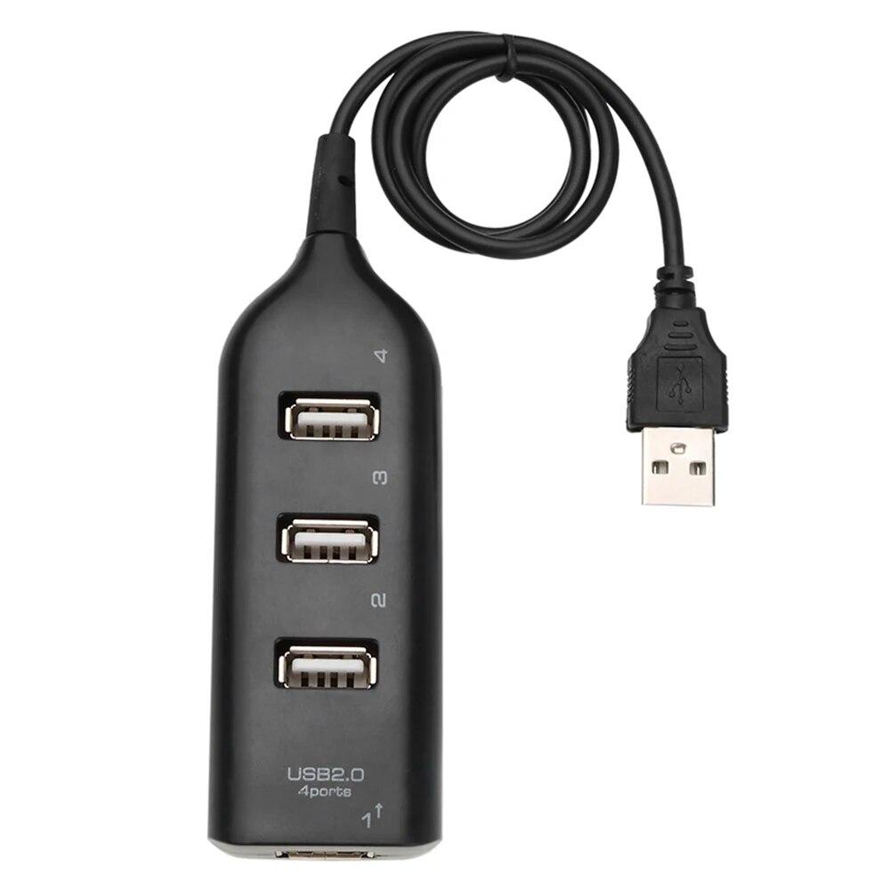 4-портовый USB 5 Мбит/с 1.1 высокоскоростной мини-концентратор с рисунком 2.0 адаптер расширитель компьютерный разветвитель
