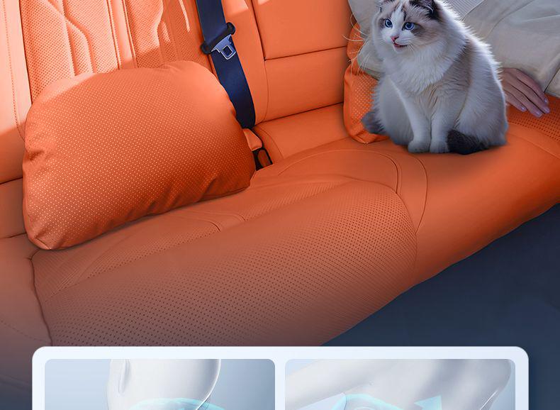 Geely Galaxy M9 Headrest & Lumbar Support Pillow for Neck & Waist Protection - Essential Car Interior Modification Decor