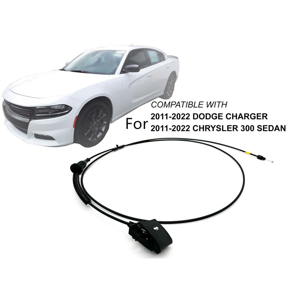 For 2011 - 2022 Charger 300 Sedan Hood Release Cable with Handle 1PS72DX9AC