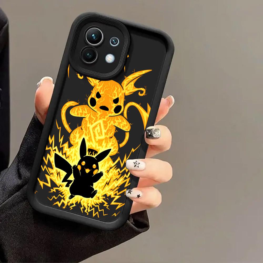 Eevee P-Pokemons Pikachus Anime Phone Case for Xiaomi Mi 13T 14T 15T 17T Pro 15 Ultra Poco M7 M8 F8 F7 X6 X7 X8 17 Pro Max Cover