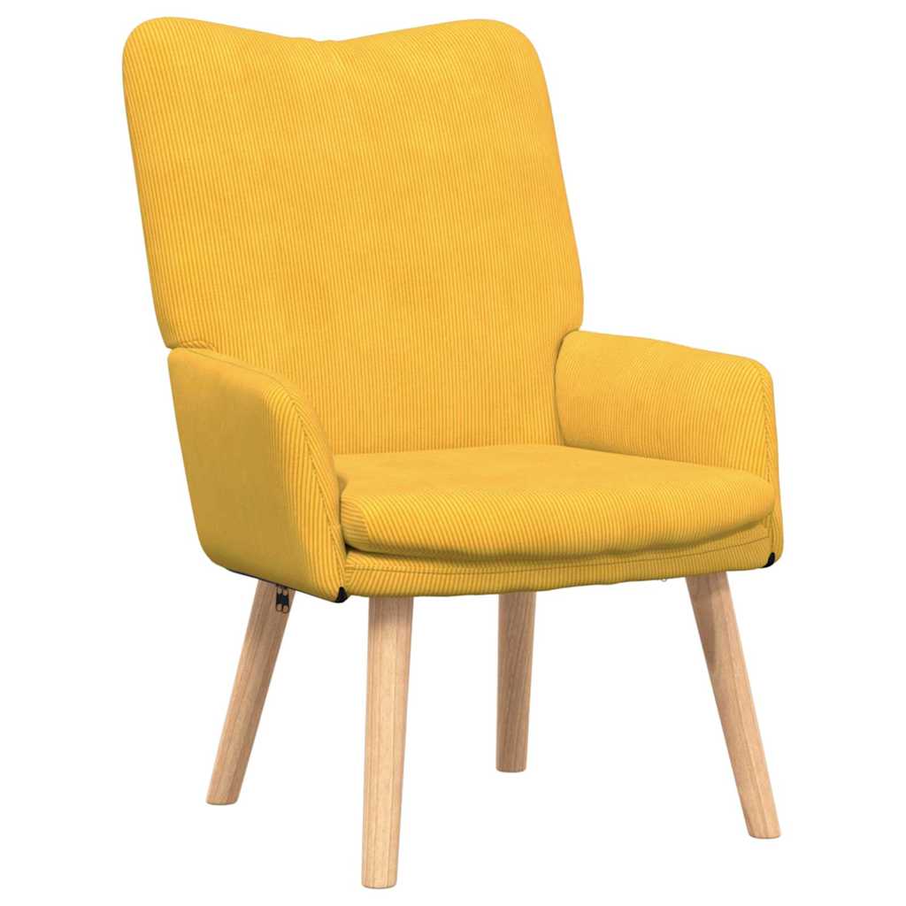 Armchair Light Yellow 63 x 67 x 94 cm Fabric