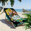 JoJo's Adventure: Vento Aureo beach towel Beach towel for vacation photos beach seaside swim quick-drying swim towel Fashion beach towel