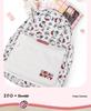 Двухлямочный рюкзак Hello Kitty & Cinnamoroll - Вместительная дорожная и школьная сумка для женщин