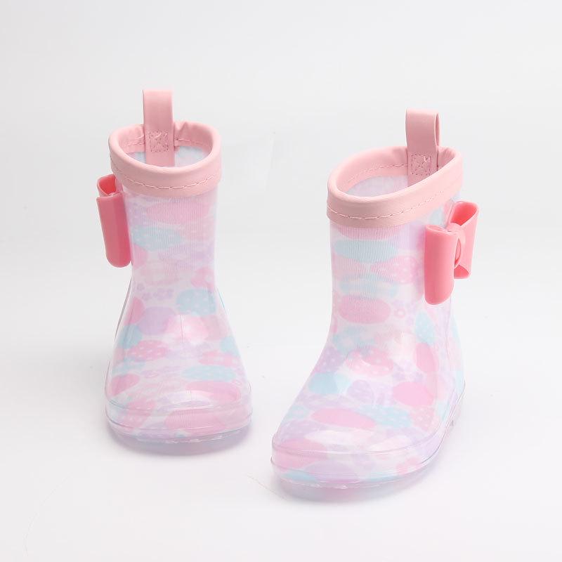 Star-Chasing Children's Floral Rain Boots for Boys and Girls - Princess Water Shoes