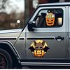 Автомобильные наклейки на Хэллоуин с тыквами, виниловые наклейки, устойчивые к царапинам, для лобового стекла автомобиля, зеркала заднего вида, окон грузовика