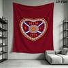 Hartes Football Club Wall Tapestry Aesthetic Wall Hanging Printed Fabric Blanket Decorative Tapestries for Bedroom Living Room Home Decor