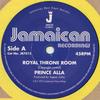 7-дюймовая пластинка PRINCE ALLA - Royal Throne Room / Hail Rastafari JR7013, ямайская, 1978 год, Великобритания, регги, ска и даб. Б/у.