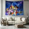 Magic Sailor Girl Wall Tapestry Aesthetic Wall Hanging Printed Fabric Blanket Decorative Tapestries for Bedroom Living Room Home Decor