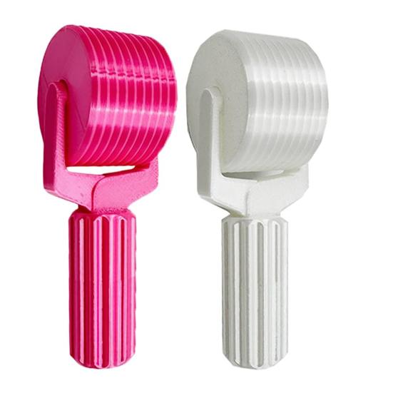 2 шт. Ролик для страз, 3D-печатный ролик для прижимания страз, ручной ролик с удобной ручкой, инструмент для рукоделия для вышивки стразами