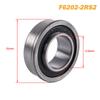 F6202-2Rs Flange Abec-1 Deep Groove Garden Trolley Ball Seal Wheelbarrow Bearing