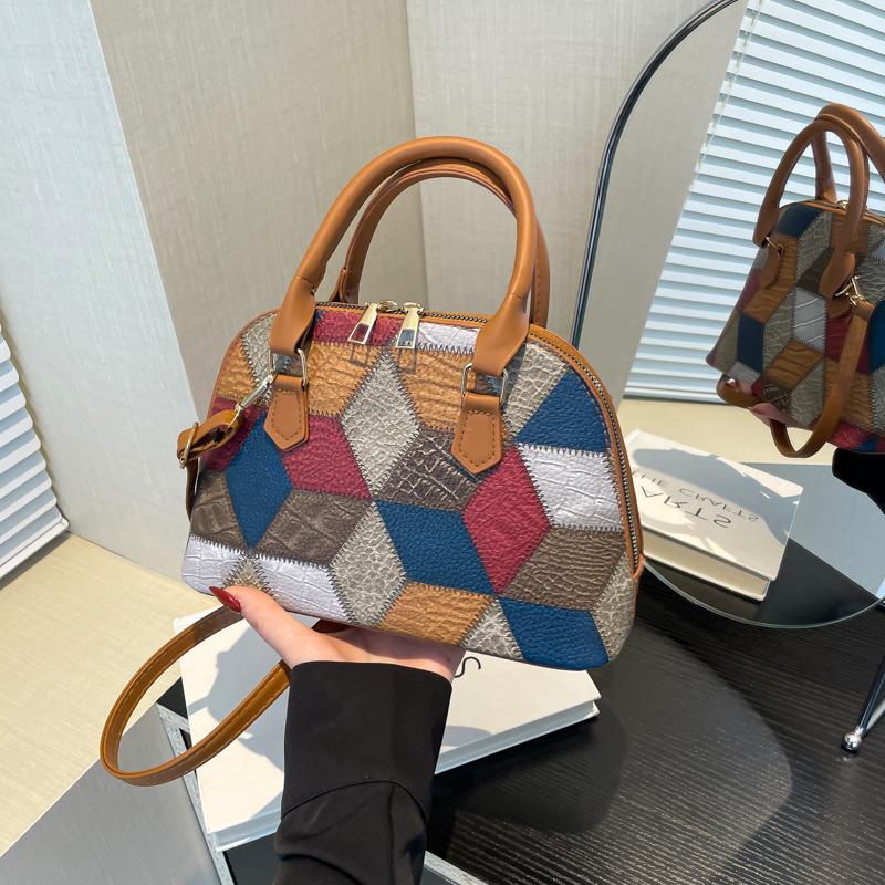 Высококачественные мягкие женские сумки-тоуты из искусственной кожи большой емкости, модные контрастные цветные сумки через плечо, роскошные женские сумки