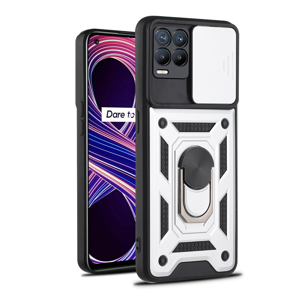 Противоударный чехол-подставка с кольцом для Realme 8 Pro, защитный чехол для камеры Push Pull для OPPO Reno 6 Z 5G, чехол Realme 8 5G 8i C21Y