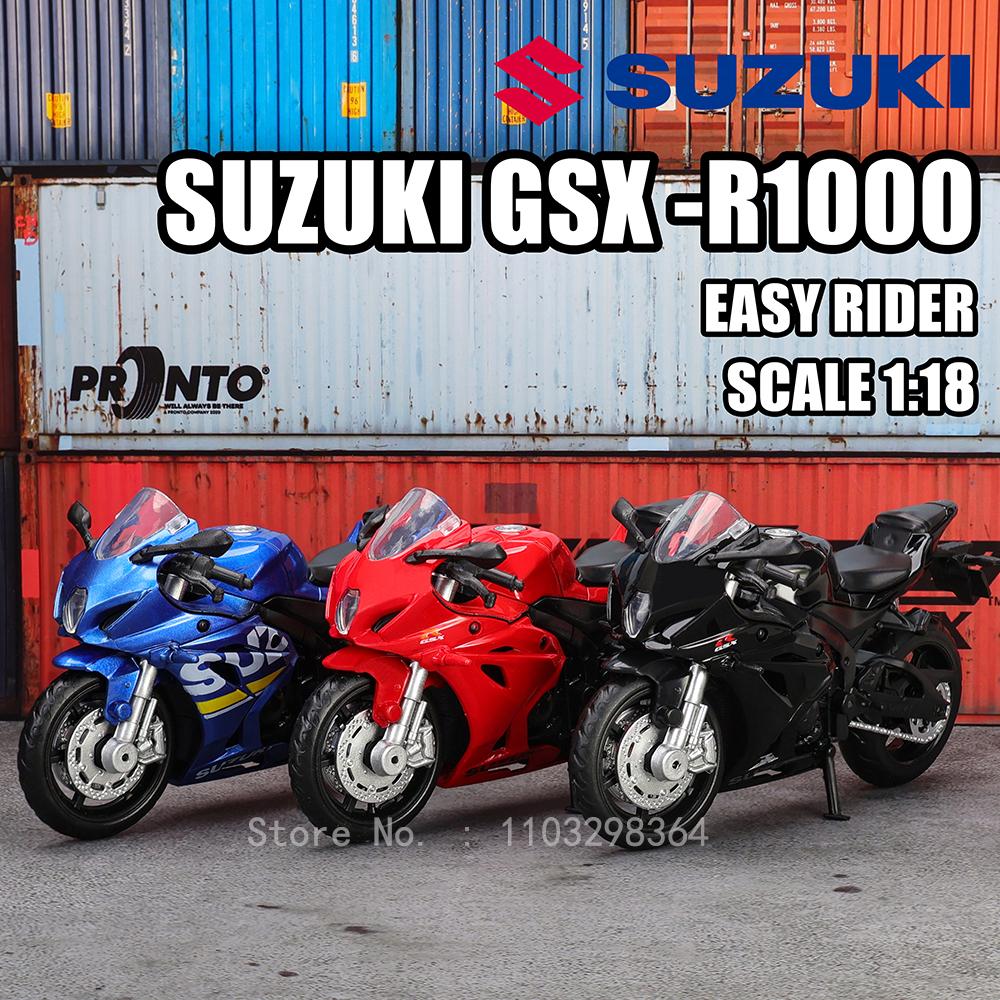 МСЗ 1:18 Suzuki GSX-R1000 Мотоцикл Сплав Модель Автомобиля Детская Игрушечная Машинка Литая Модель Мотоцикла