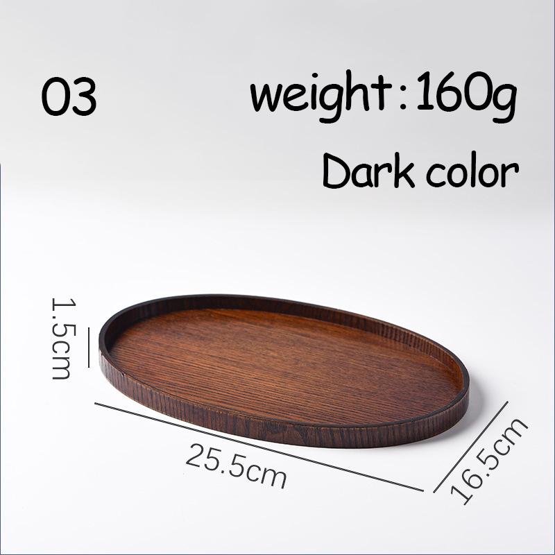Овальные подносы для сервировки Столовая посуда Подставки под десерты Чайные подставки под блюдца Кофейные подставки Деревянные подставки для хранения тарелок Дисплей для еды Декор для дома и отеля