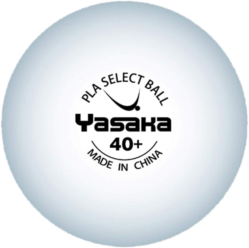 Мячи для настольного тенниса Yasaka Plaselect, 10 дюжин, A61, белые, (120 Шариков),
