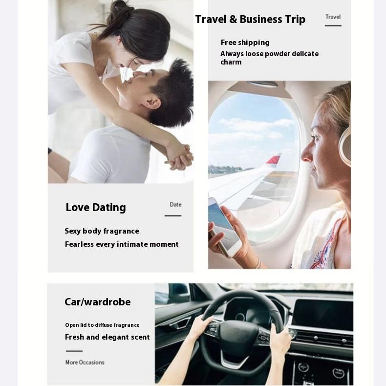 Твердый бальзам Стойкий аромат Портативный твердый парфюм